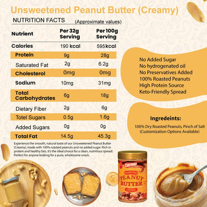 Unsweetened Peanut Butter